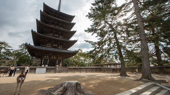 【素泊まり】興福寺目の前！歴史を感じる奈良旅♪食事なしで散策自由度UP！